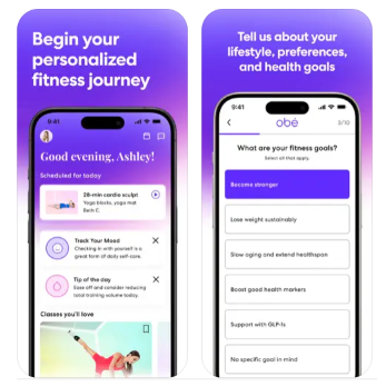 mobile application interface for personalized fitness journey mobile application interface for personalized fitness journey